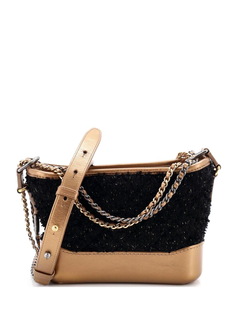 Chanel Gabrielle Hobo Quilted Tweed And #202658C24B